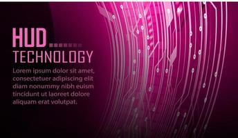 text cyber circuit future technology concept background vector