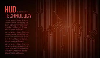 Fondo de concepto de tecnología futura de circuito cibernético vector