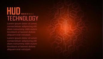 text cyber circuit future technology concept background vector