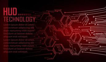 Printcyber circuit future technology concept background vector