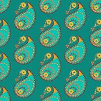 Seamless indian pattern vector