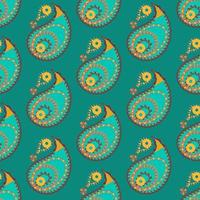 Seamless indian pattern vector