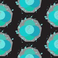 Grunge colorful geometric seamless pattern vector