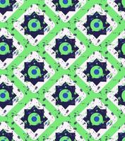 Grunge colorful geometric seamless pattern vector
