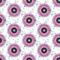 Grunge colorful geometric seamless pattern vector