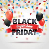 Black Friday Background Vector Illustration