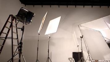 Big studio lights photo