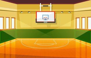 School Basketball Stadium vector