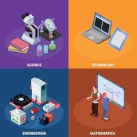 STEM Education Design Concept Vector Illustration