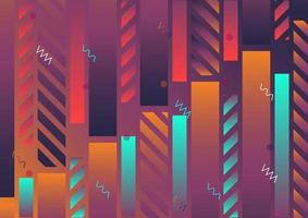 Geometric shapes. Isometric pattern design. Abstract background vector