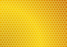 Beehive on golden screen. Abstract pattern background. Hexagon design vector