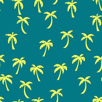 Palm tree pattern seamless for any web design or textile. vector