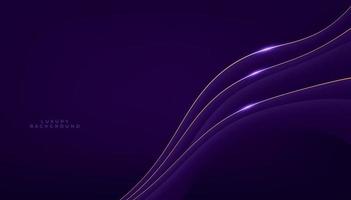 Luxury purple shapes on dark background. vector