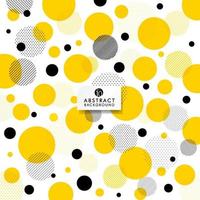 Abstract modern yellow, black  lines diagonally with dots pattern on white background. Vector illustration