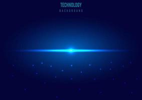 Abstract technology futuristic concept on dark blue background and lighting with space for your text. vector