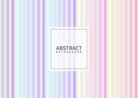 Abstract vertical geometric pastel color pattern on white background and texture. vector