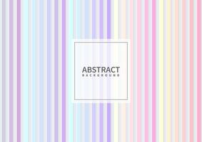 Abstract vertical geometric pastel color pattern on white background and texture. vector