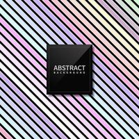 Abstract pastel Color Diagonal Striped Lines Pattern on Black Background. vector