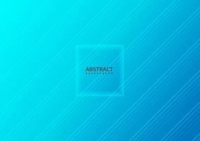 Abstract diagonal lines pattern bule gradient background with copy space. vector