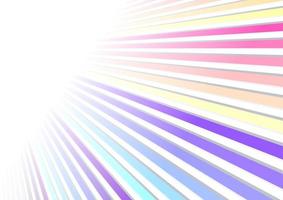 Abstract lines geometric pastel color pattern perspective on white background. vector