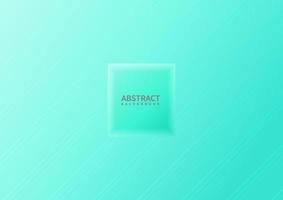 Abstract diagonal lines pattern green mint background with copy space. vector