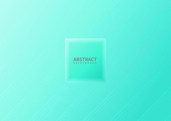 Abstract diagonal lines pattern green mint background with copy space.