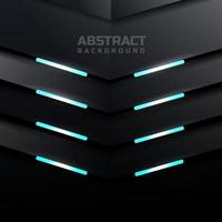 Abstract black overlap with light spots on dark background. Modern style. vector