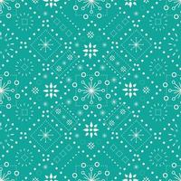 Seamless vector pattern of abstract ornaments on red background designed for Christmas celebrationc