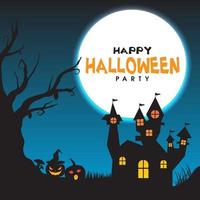 halloween poster for your design for the holiday Halloween vector