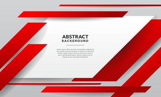 red white modern abstract background design vector