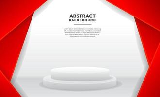diseño de fondo abstracto moderno blanco rojo
