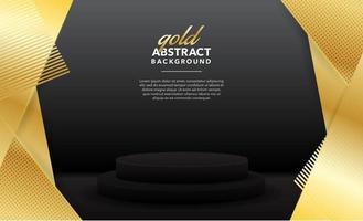 gold modern abstract background design vector