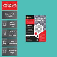 Corporate Flyer Template vector