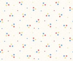 A pattern made by collecting three cute shapes. Simple pattern design template. vector
