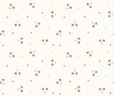 A pattern made by collecting three cute shapes. Simple pattern design template. vector