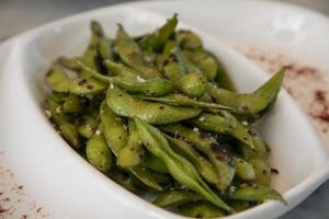 edamame beans closeup photo