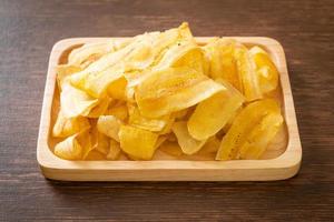 Banana Chips - fried or baked sliced banana photo