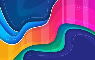 Colorful Abstract Liquid Background vector