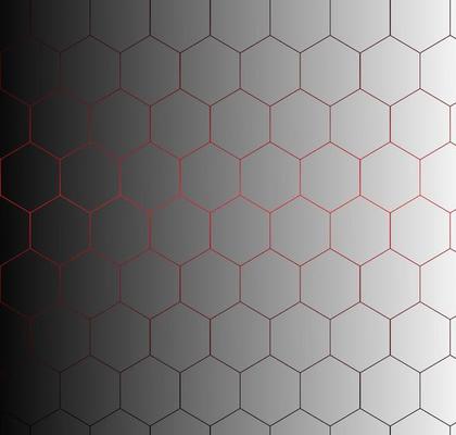 Abstract hexagonal background Futuristic technology concept
