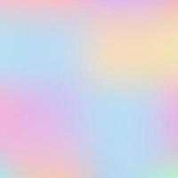 Rainbow unicorn holographic background Vector