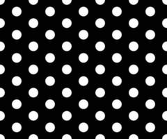black and white polka dot pattern abstract background vector