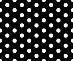 black and white polka dot pattern abstract background vector