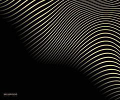 textura de oro rayado, fondo rayado diagonal deformado abstracto, textura de líneas onduladas. nuevo estilo para el diseño de su negocio, plantilla de vector para sus ideas