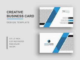 Creative Business Card, Modern Business Card Template with Photo, Minimalist and Clean Business Card, Visiting Card