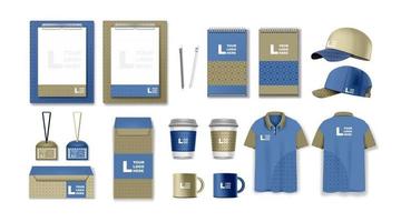 Corporate identity template set. Branding design. Business stationery mockups. vector