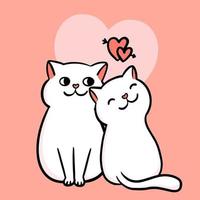 Two Cats Vector Art, Icons, and Graphics for Free Download
