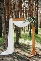 wedding ceremony area