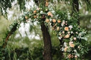 wedding ceremony area photo