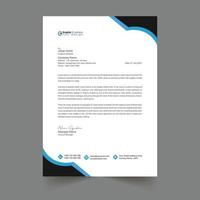 Letterhead Design Template, Corporate Design For Business identity vector