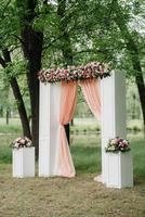 área de ceremonia de boda foto